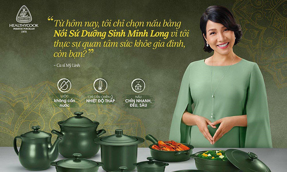 My Linh represents Minh Long Ceramics Company.